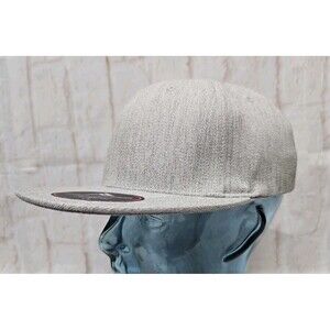 Acrylic/Wool blend Flexfit Baseball Cap Color Grey L/XL Gray
